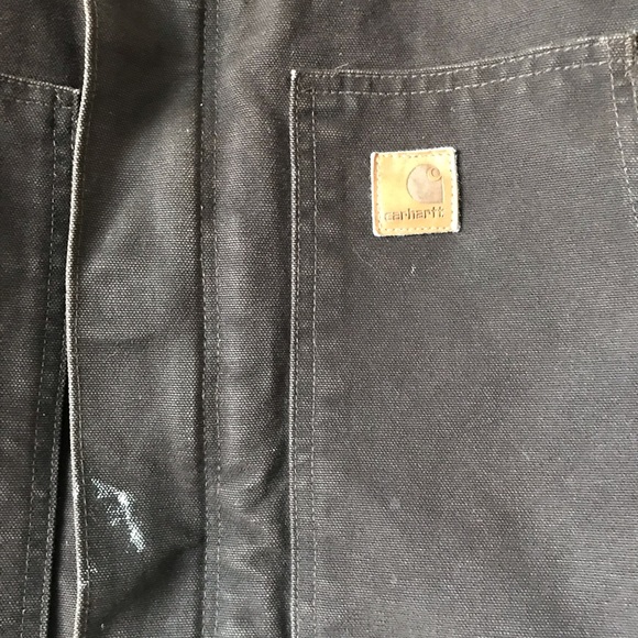 Vintage Carhartt Quilt-Lined Workwear Jacket Brown - Picture 4 of 16